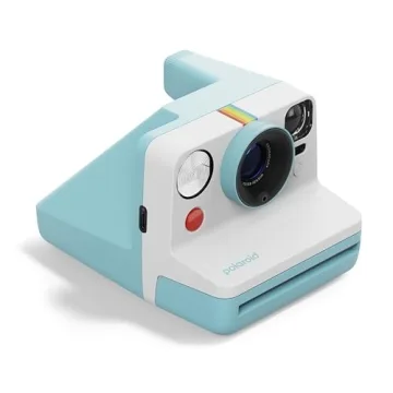 Polaroid Now Instant Camera - Artic Blue + 16 Color Photos