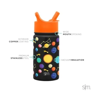 Simple Modern Kids Water Bottle with Straw Lid for Everyone