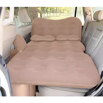 SAYGOGO Inflatable Car Air Mattress Travel Bed - Thickened Car Camping Bed Sleeping Pad with Car Air...