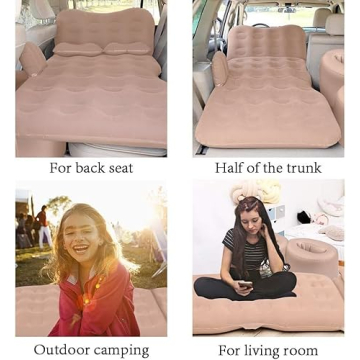SAYGOGO Inflatable Car Air Mattress Travel Bed