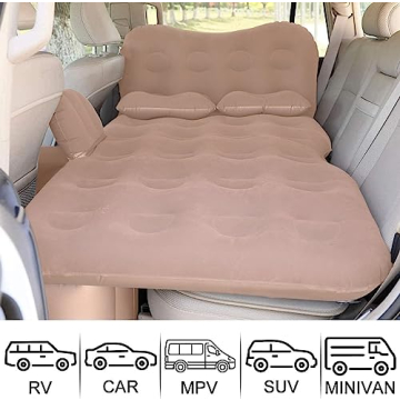 SAYGOGO Inflatable Car Air Mattress Travel Bed