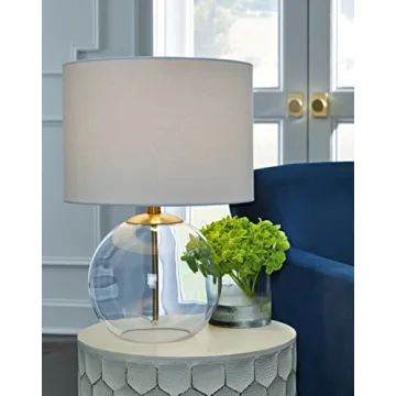 Elegant Signature Design Glass Table Lamp for Modern Spaces