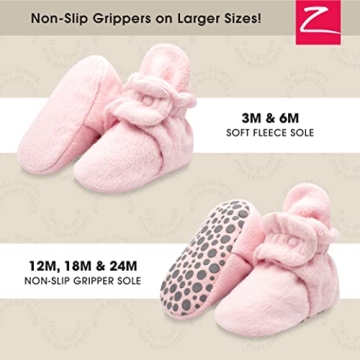 Zutano Fleece Baby Booties - Organic Cotton Newborn Essentials