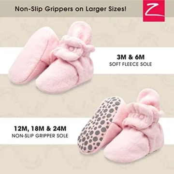 Zutano Fleece Baby Booties - Organic Cotton Newborn Essentials