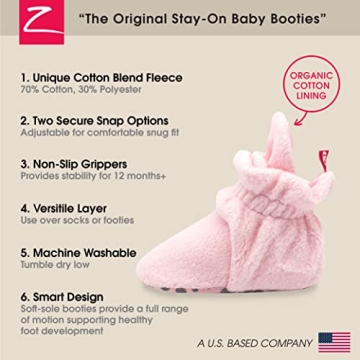 Zutano Fleece Baby Booties - Organic Cotton Newborn Essentials
