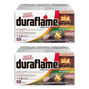 Duraflame Fire Logs - 12-Pack for Instant Cozy Warmth