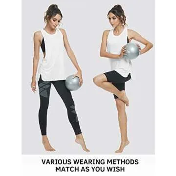 Stylish Cosy Pyro Women’s Workout Tank Tops - 4 Pack