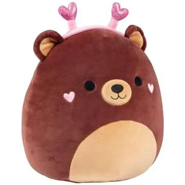 Squishmallows Original 10-Inch Omar The Teddy Bear - Official Jazwares Easter Plush - Collectible So...