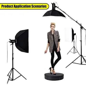 PRABOS 360° Electric Turntable - Motorized Display Stand