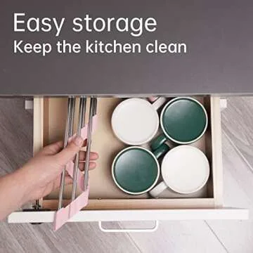 Tomorotec Triangle Foldable Dish Drying Rack, Small Roll-Up Stainless Steel Over Sink Drainer for Kitchen Sink Corner, Rustproof Multipurpose Organizer(Pink)