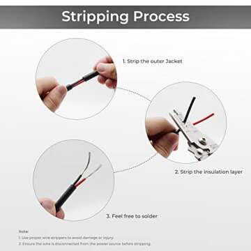 FIRMERST 18 AWG Tinned Copper Wire 66 Feet - Durable Insulation