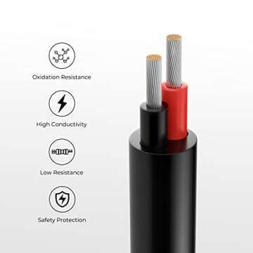 FIRMERST 18 AWG Tinned Copper Wire 66 Feet - Durable Insulation