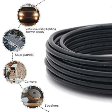 FIRMERST 18 AWG Tinned Copper Wire 66 Feet - Durable Insulation