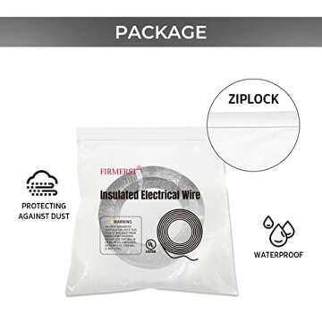 FIRMERST 18 AWG Tinned Copper Wire 66 Feet - Durable Insulation