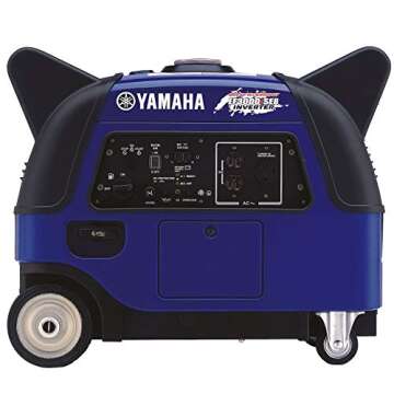 Yamaha EF3000iSEB Portable Inverter Generator, 2800W/3500W Gas-Powered Solution