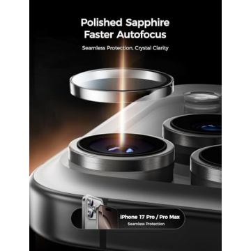 MAGIC JOHN iPhone 17 Pro Max/17 Pro Camera Lens Protector