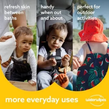 WaterWipes XL Bathing Wipes for Babies, 99.9% Water Based