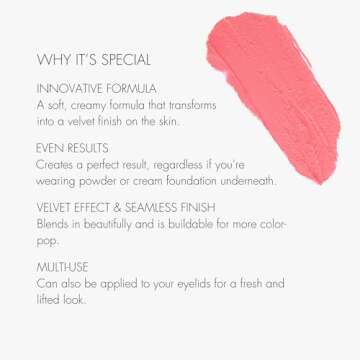 SWEED - Air Blush Cream | Vegan, Cruelty-Free, Clean Beauty (Lucky, 1.4 oz | 40 g)