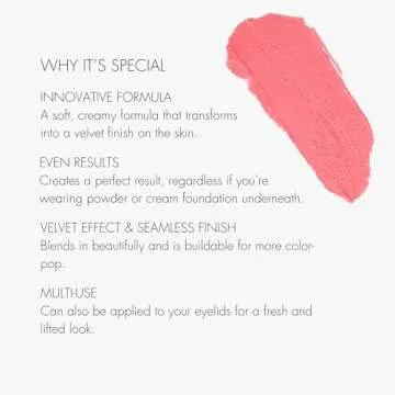 SWEED - Air Blush Cream | Vegan, Cruelty-Free, Clean Beauty (Lucky, 1.4 oz | 40 g)