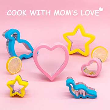 Fun Sandwich Cutters Set for Picky Eaters - 24 Shapes
