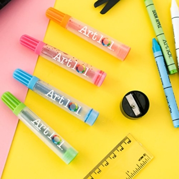 Art 101 USA Budding Artist 154 Pc Junior Artist Trifold Easel Set