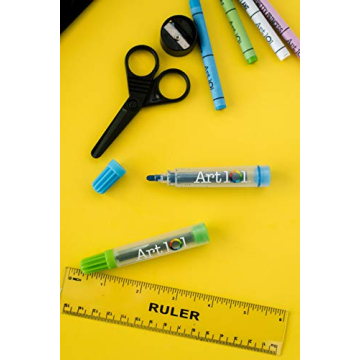 Art 101 USA Budding Artist 154 Pc Junior Artist Trifold Easel Set