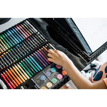 Art 101 USA Budding Artist 154 Pc Junior Artist Trifold Easel Set