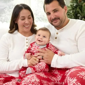 Family Matching Holiday Pajamas in Organic Cotton