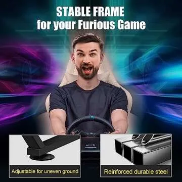 GTPLAYER Sim Racing Wheel Stand – Compatible and Sturdy Standing