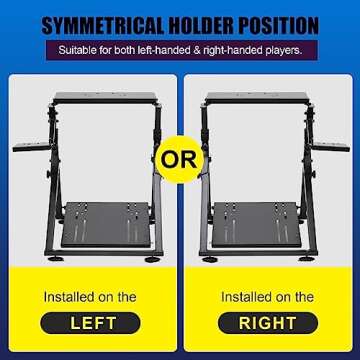 GTPLAYER Sim Racing Wheel Stand – Compatible and Sturdy Standing