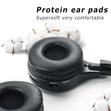 KOBANOICA Infrared Headphones for Car DVD,Universal 2 Channel IR Headphones, On-Ear Car Headphones Wireless (2 Pack)