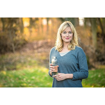 Epica 18oz Reusable Glass Bottles with Lids – Eco-Friendly Set