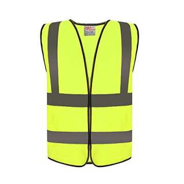 ZOJO High Visibility Reflective Vests,Adjustable Size,Lightweight Mesh Fabric, Wholesale Safety Vest...