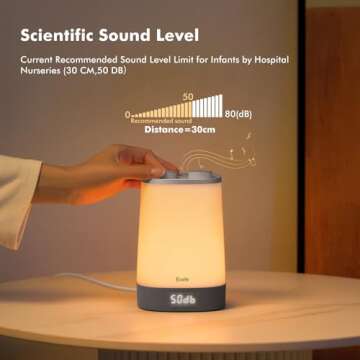 Evaife Baby Sound Machine for Sleep Training and Relaxation