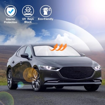 Windshield Sun Shade Fit for 2019-2026 Mazda 3 Accessories