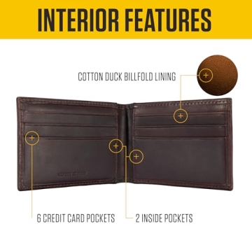 Carhartt Men's Leather Wallet - Durable and Stylish