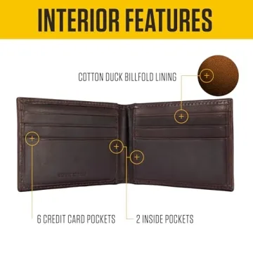 Carhartt Men's Leather Wallet - Durable and Stylish