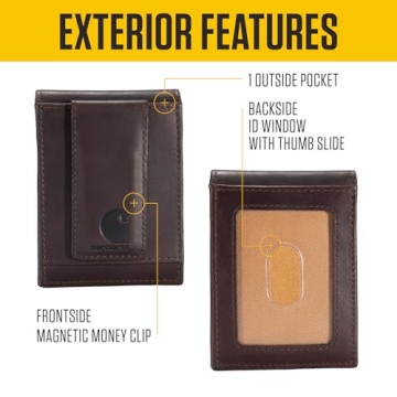 Carhartt Men's Leather Wallet - Durable and Stylish