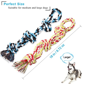 UPSKY Dog Rope Toys for Aggressive Chewers - Durable & Fun!