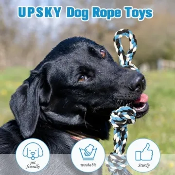 UPSKY Dog Rope Toys for Aggressive Chewers - Durable & Fun!