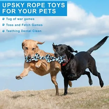 UPSKY Dog Rope Toys for Aggressive Chewers - Durable & Fun!