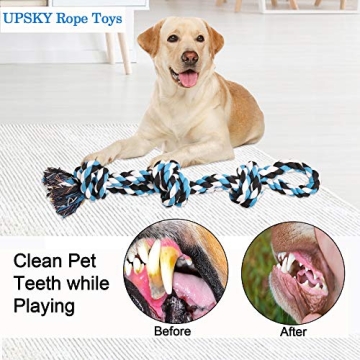 UPSKY Dog Rope Toys for Aggressive Chewers - Durable & Fun!