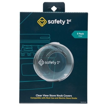 Safety 1st Child Proof Clear View Stove Knob Covers (Set of 5)
