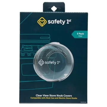 Safety 1st Child Proof Clear View Stove Knob Covers (Set of 5)