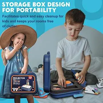 Toys for Girls 4-6, Drawing Projector for Kids, Art Sketch Projector Drawing and Tracing Include 64 Projection Image, Color Pen, Drawing Stencil, Kids Learn How to Draw Toys Set for Boys Girl ages 3-5