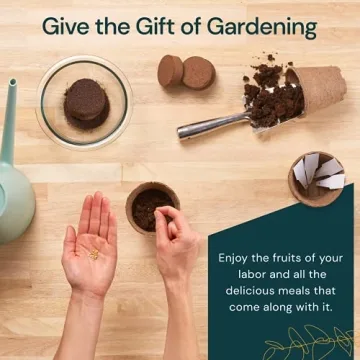 Nature's Blossom Gardening Kit with Pepper Seeds and Pots