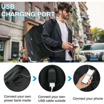 Rainmore Large Waterproof Laptop Backpack 17 Inch