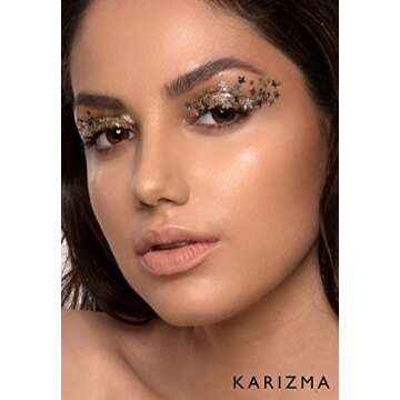 KARIZMA Superstar Glitter. 10g Chunky Face Glitter, Hair Glitter, Eye Glitter and Body Glitter for W...