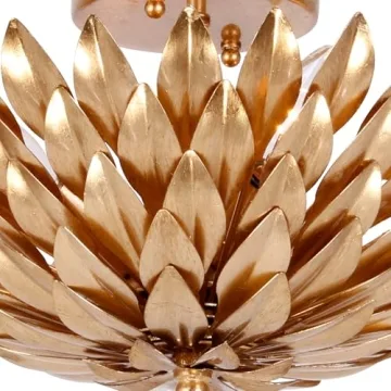 Crystorama Broche Antique Gold 4 Light Elegant Chandelier