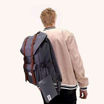 KAUKKO Backpack: Stylish Water-Resistant Rucksack